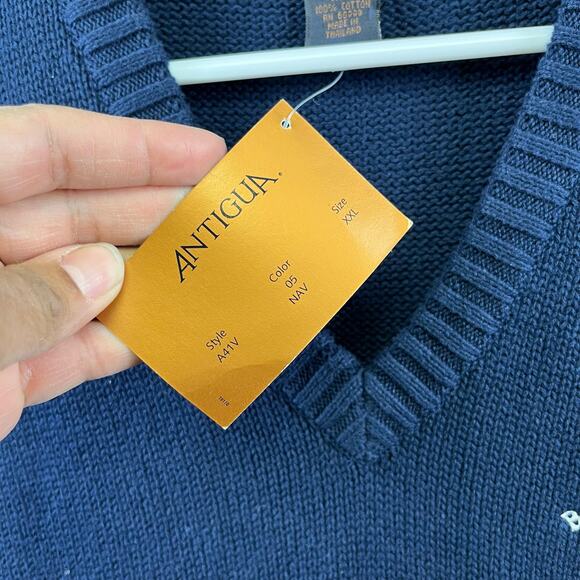 NWT! Antigua XXL Knit Sweater Vest Catholic School Bellarmine Prep Service MM-03 - Picture 4 of 7